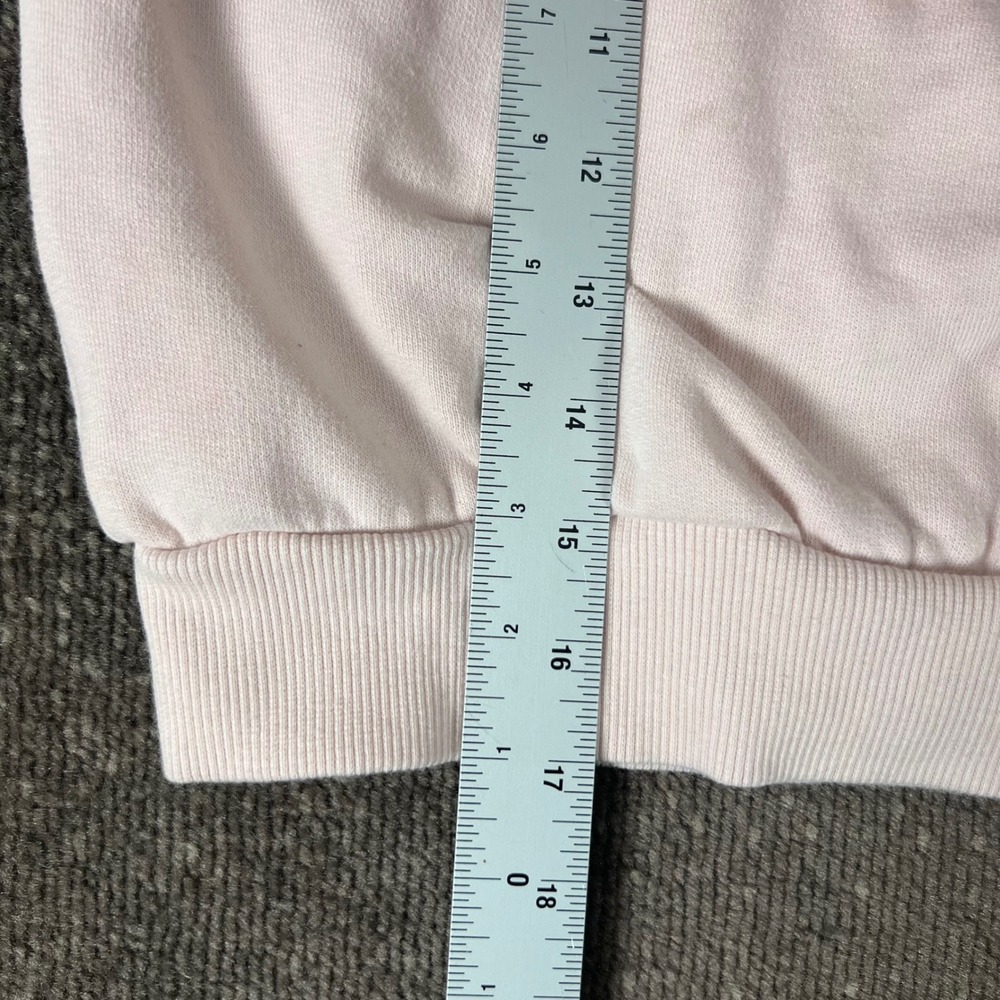 AllSaints London Girls Smallsaints Pink Ruched Sleeve Sweatshirt 7-8Y - Picture 10 of 10